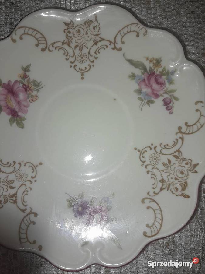 Spodek i talerze Steinmann Tiefenfurt vintage Wrocław