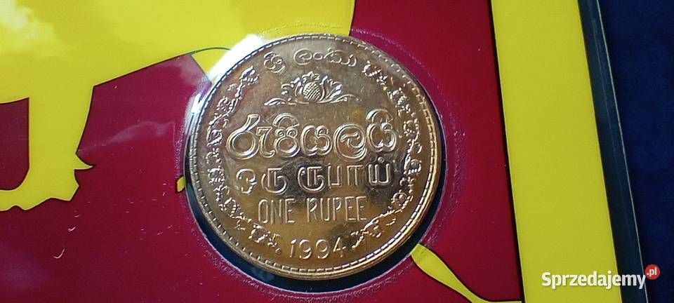 Stare monety Set 1991 1994 Sri Lanka kolor złota podkarpackie Lesko