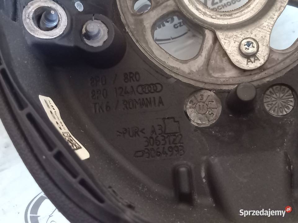 AUDI A3 II 8P7 LIFT 11r kierownica skórzana Części samochodowe