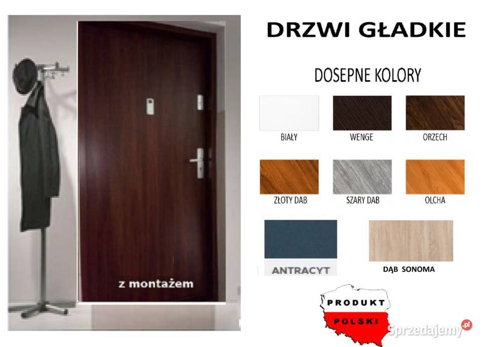 Drzwi zewnętrzne wewnątraklatkowe do mieszkania Tychy sprzedam