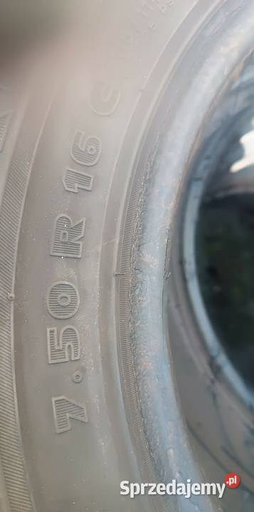 Komplet opon 750 r16c Międzychód sprzedam