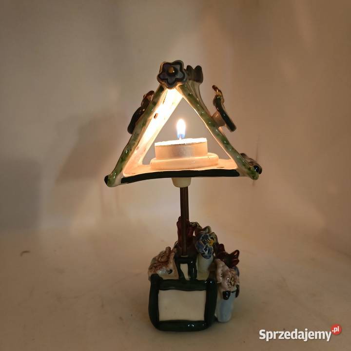 Porcelanowy świecznik Szczytno