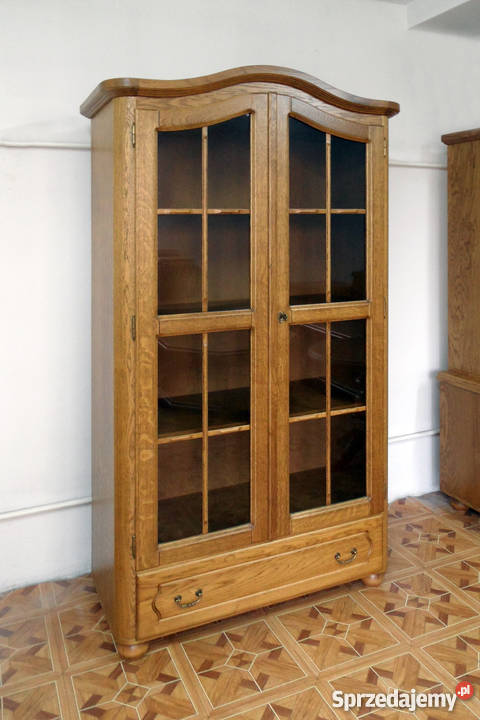 Witryna dębowa nowa wyprzedaż Maków Podhalański sprzedam