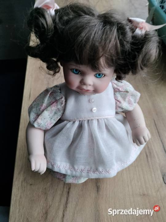 Stara lalka porcelanowa klęcząca vintage Choszczno sprzedam