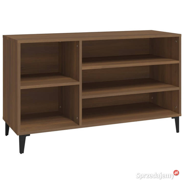 Szafka na buty brązowy dąb 102x36x60 WM819755 mazowieckie Warszawa