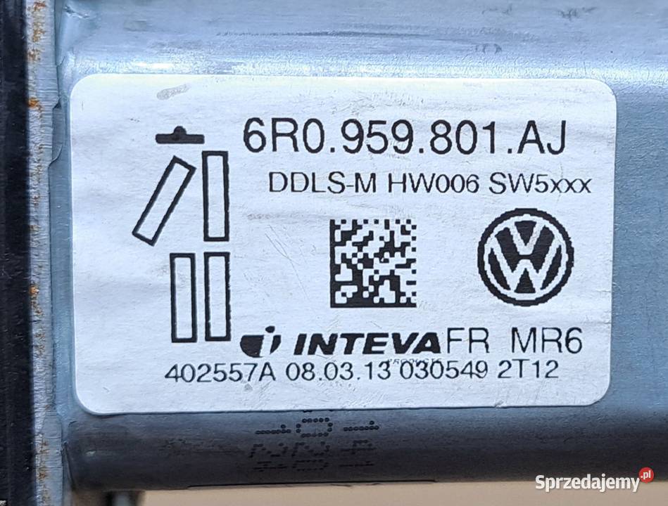 SILNICZEK LEWY PRZÓD VW POLO 6R SEAT IBIZA IV Mielęcin