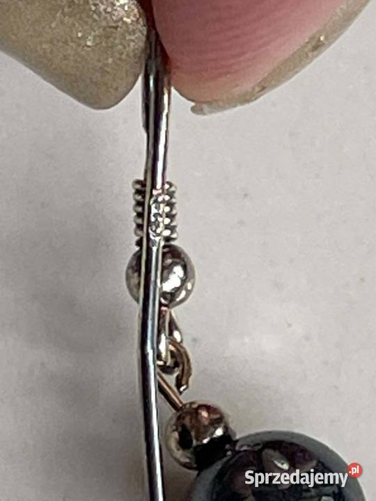 Kolczyki z koralem i perłami Swarovski