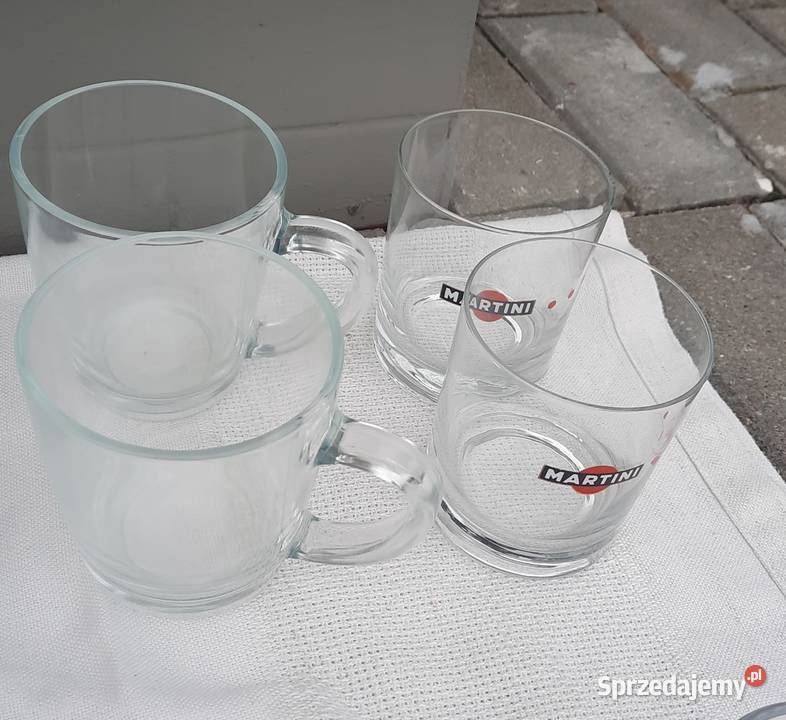 Szklanki kubki szklane różne