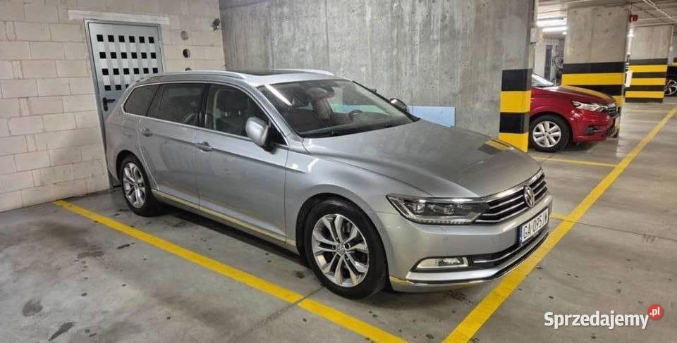 VW Passat B8 15TSI EVO 2019r DSG asystent pasa ruchu Gdynia