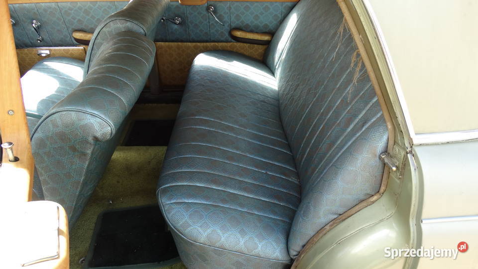 MERCEDES W105 220 DUŻY PONTON zielony Dąbie