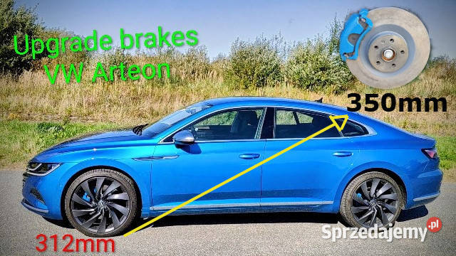Hamulce 350mm VW Arteon Passat Golf Skoda Superb Sportowe klocki i tarcze Wałbrzych
