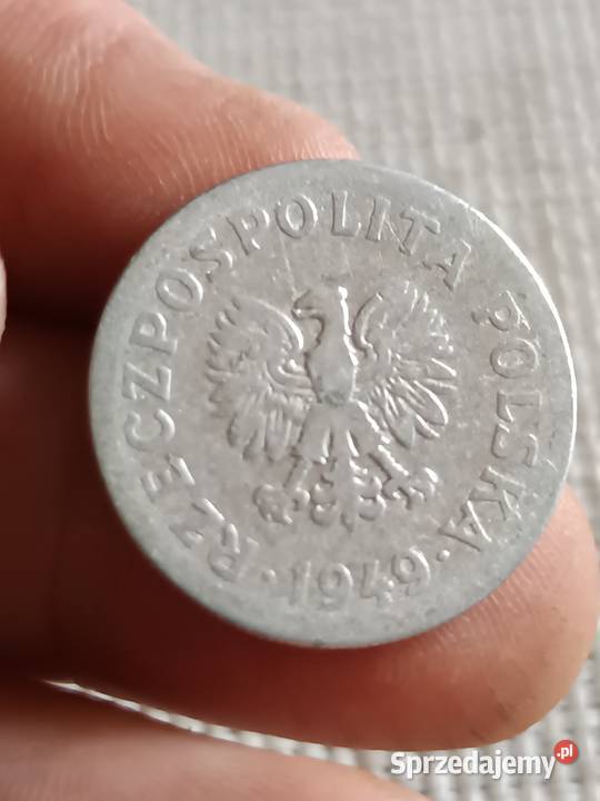 Sprzedam monete 50 gr 1949 r mala skretka nnn Chełm