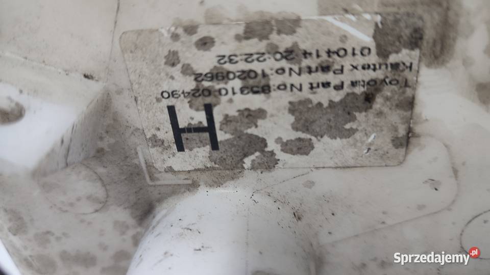 ZBIORNICZEK SPRYSKIWACZY TOYOTA AURIS II 13 Włoszczowa