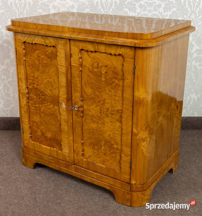 Komoda biedermeier jasna jesion korzeń antyk Swarzędz sprzedam