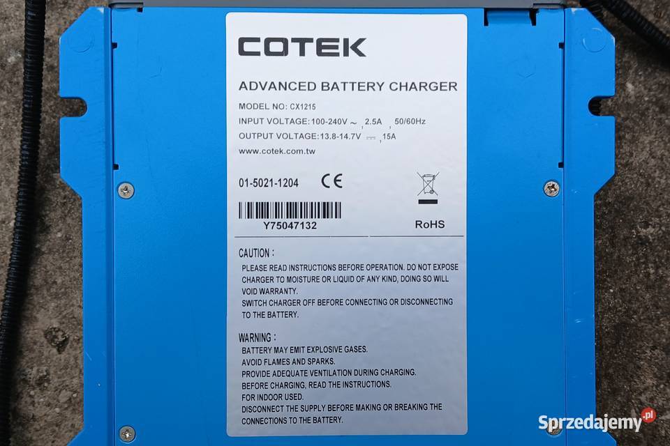 Ładowarka Akumulatora COTEK CX1215 Kraków