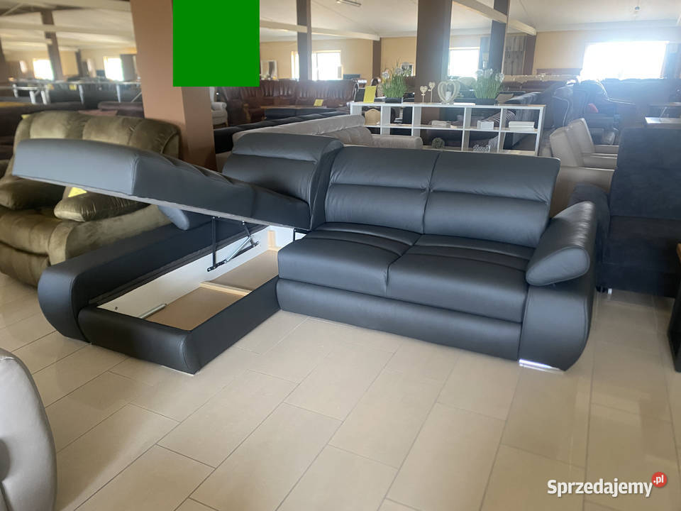 Nowoczesny Narożnik Panama Lewy 180x262 Skóra Opole