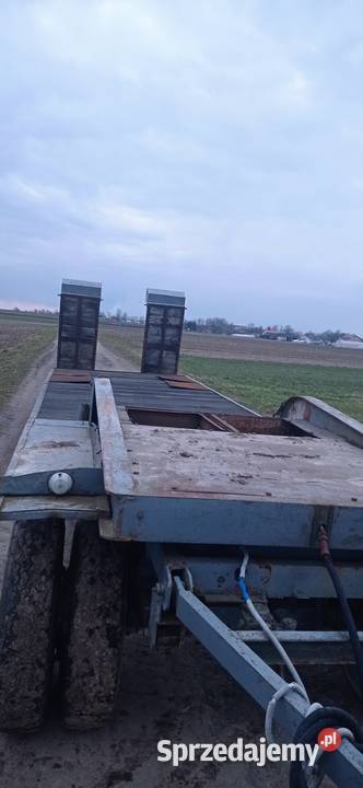 Laweta przyczepa niskopodwoziowa pom śrem Przyczepy rolnicze Zamch