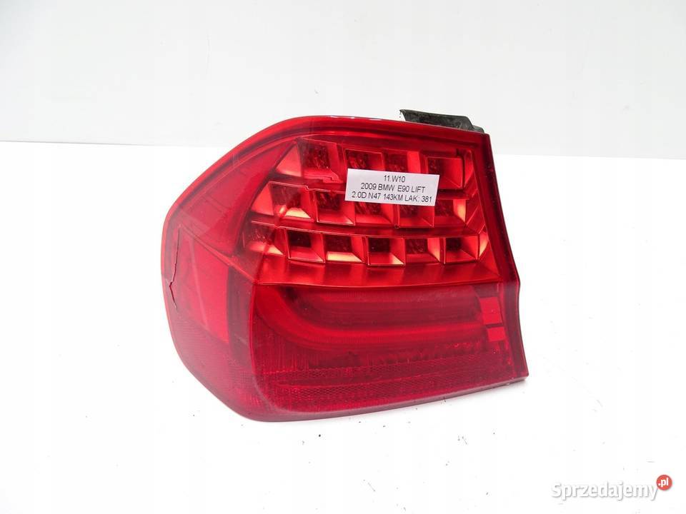 LAMPA LEWY LEWA TYŁ TYLNA W BŁOTNIK BMW E90 LIFT małopolskie sprzedam