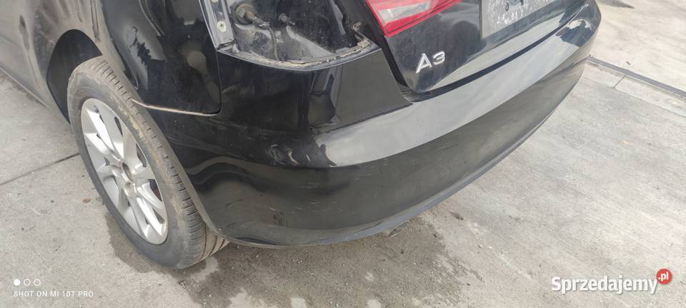ZDERZAK TYŁ AUDI A3 8V3 3DRZWI LY9B ORYGINAŁ Przystajń sprzedam