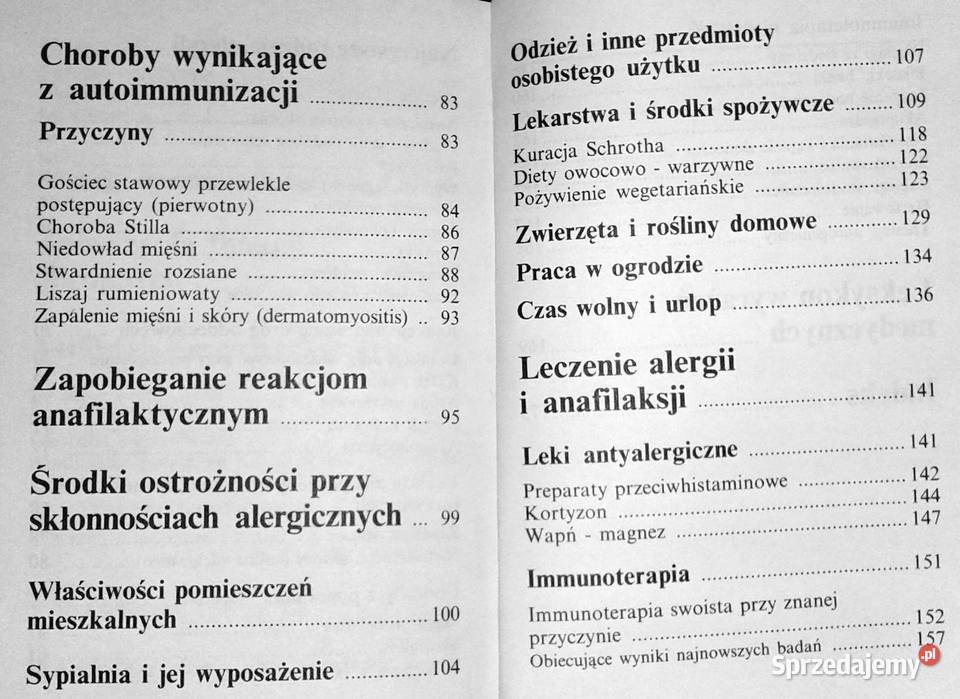 Kieszonkowa encyklopedia zdrowia i urody Alergie Chełm