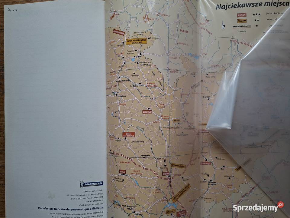 Czechy Michelin przewodnik przewodnik Kraków