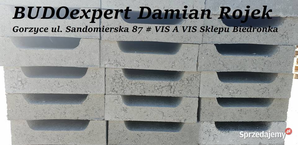 Kształtka betonowa nadprożowa U filarowa pustak Gorzyce