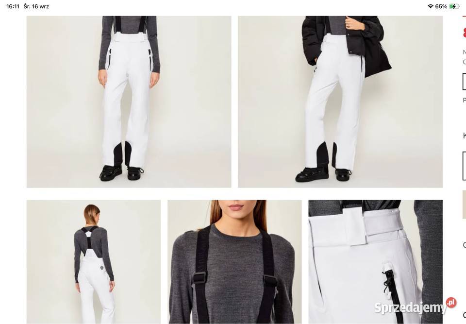 Spodnie Narciarskie Damskie Emporio Armani EA7 S Nowa Sól