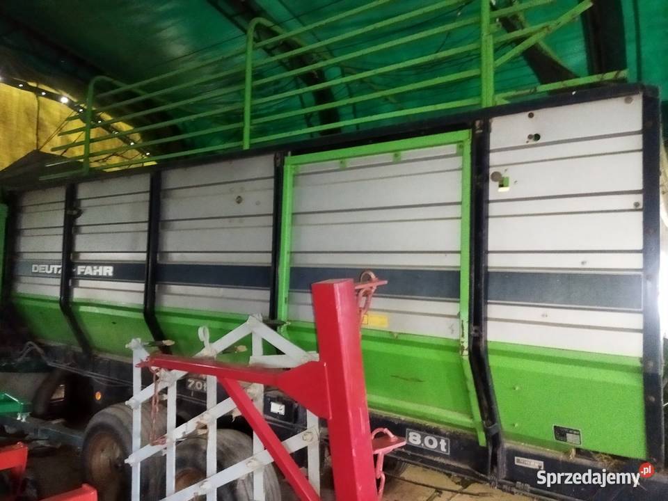 Przyczepa samozbierająca DEUTZ FAHR do kukurydzy podlaskie Suwałki