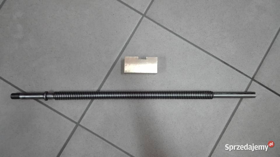 Śruba z nakrętką do tokarki TUJ 48 Kraków sprzedam