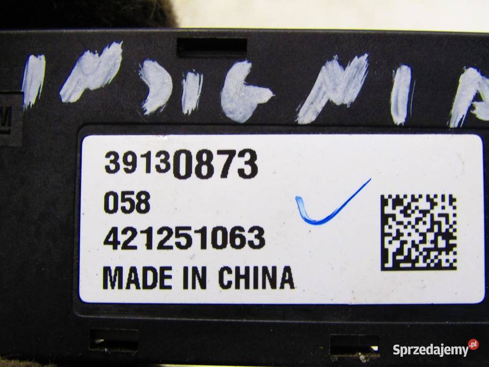 WZMACNIACZ ANTENY ANTENOWY RADIA OPEL INSIGNIA B Sprzęt audio fabryczny lubelskie sprzedam