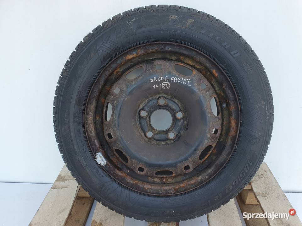 Polo Ibiza Fabia KOŁO ZAPASOWE Zapas 18560 R14 stalowe Opony i felgi Janów sprzedam