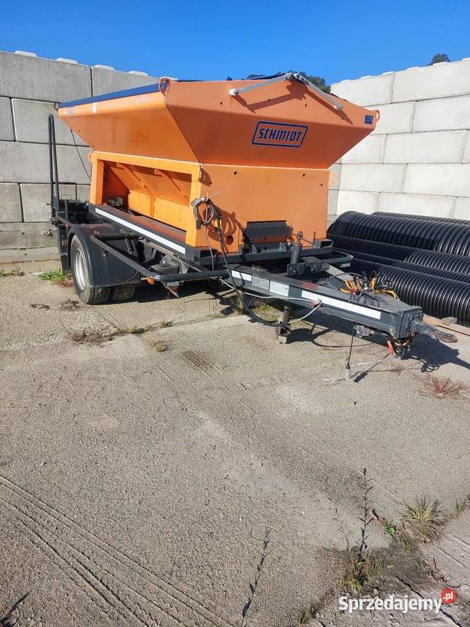 Piaskarko solarka przyczepa schmidt stratos nido do traktora