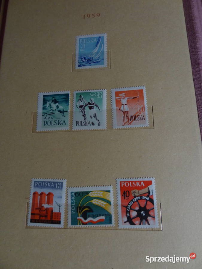 Znaczki pocztowe Polska Fi 9411003 Rocznik 1959 Jarosław