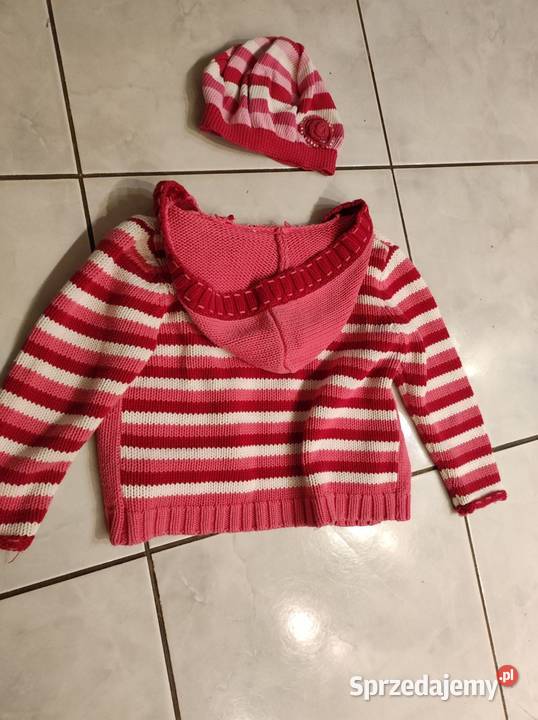 bawełniany sweterek z kapturem kurtka bluza Rozmiar 122 Kielce sprzedam