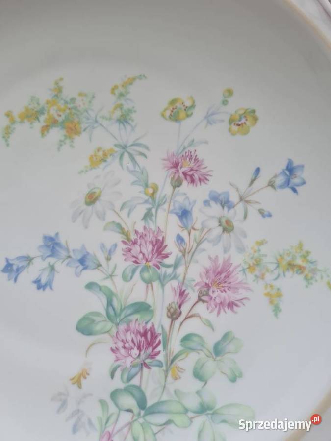 Weimar duża porcelanowa Patera w kwiaty Gorlice sprzedam