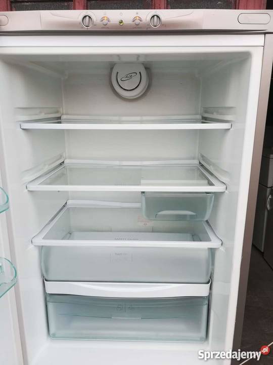 Duża lodówka Ariston srebrna 190 dwa agregaty tr 70cm Warszawa