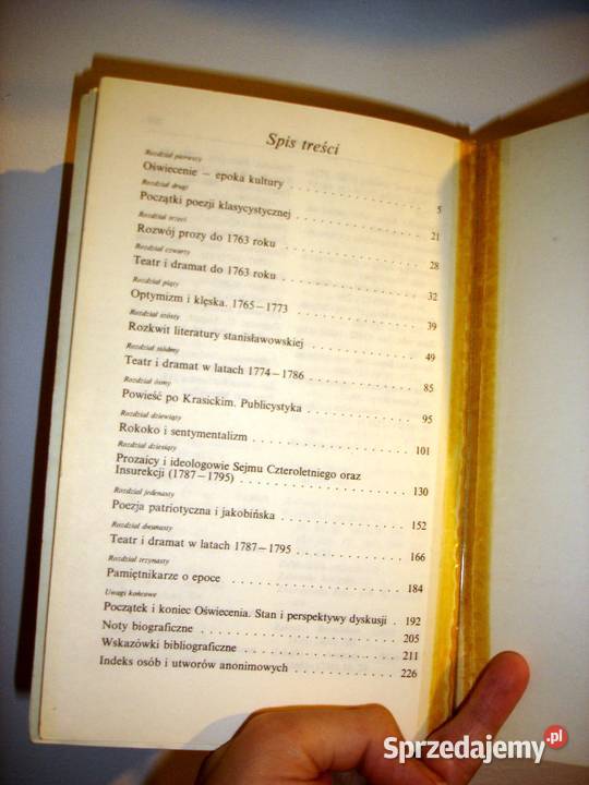 OświecenieLiteratura Oświecenia jest w złym Bochnia