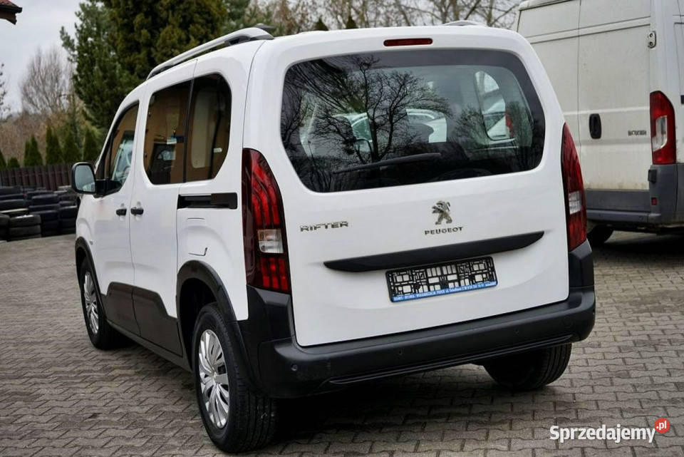 Peugeot Rifter 15HDI Klima NAVI 5 osób 2020r centralny zamek Płock sprzedam