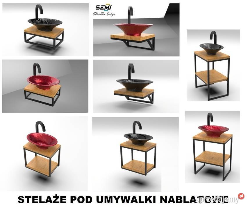 Stelaż pod konsolę blat umywalkę Boho konsola 55cm Jeżowe