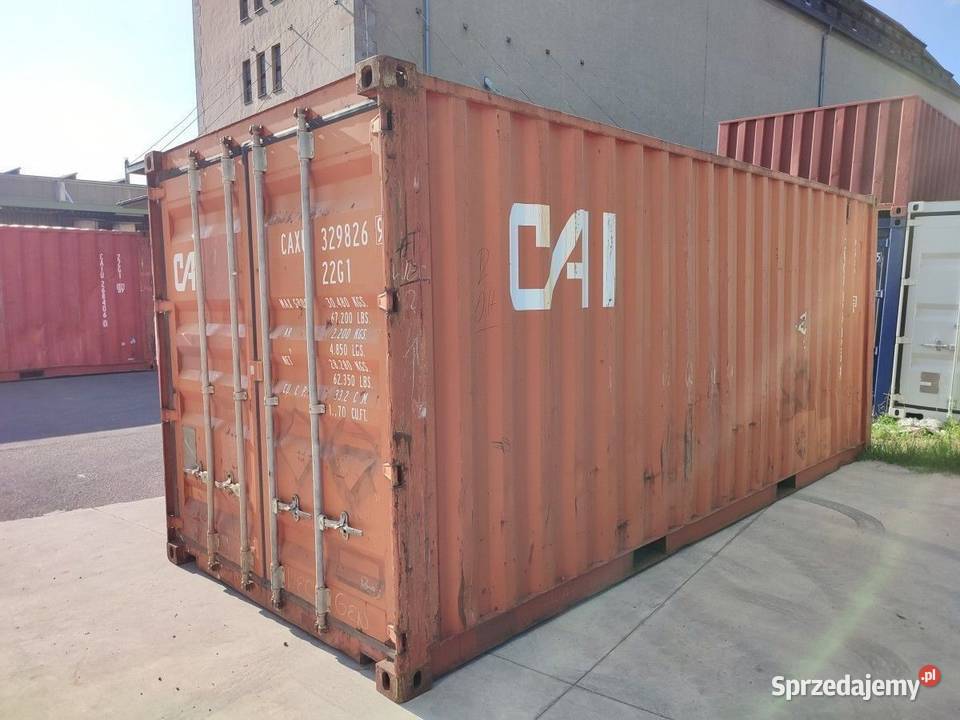 Kontener morski magazynowy 20DV 6 metrowy Sztum sprzedam