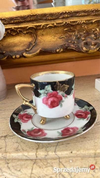 Filiżanka do espresso Z różami Na 3 złotym Gdańsk