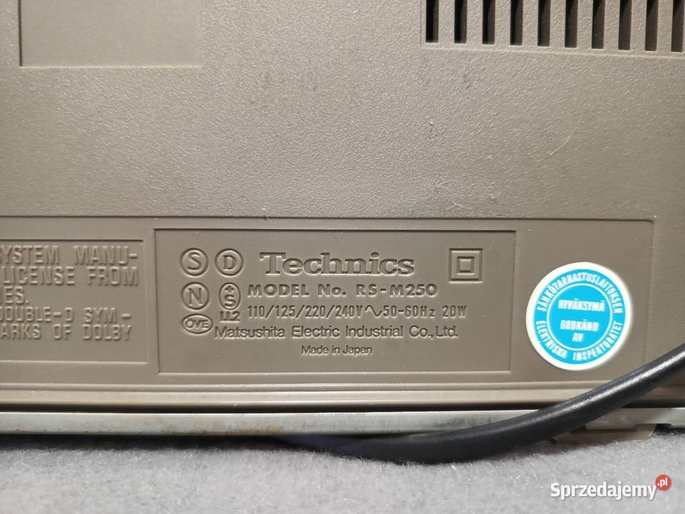 Magnetofon TECHNICS RSM250 Gdynia
