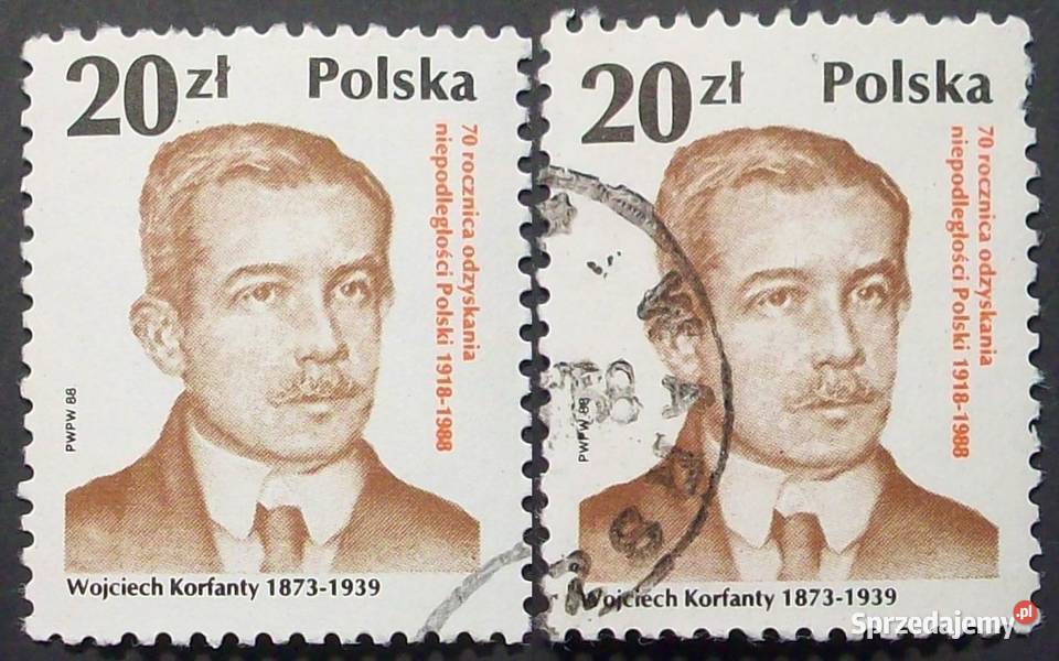 L ZNACZKI POLSKIE 1988 IV kwartał Filatelistyka Leźnica Wielka-Osiedle