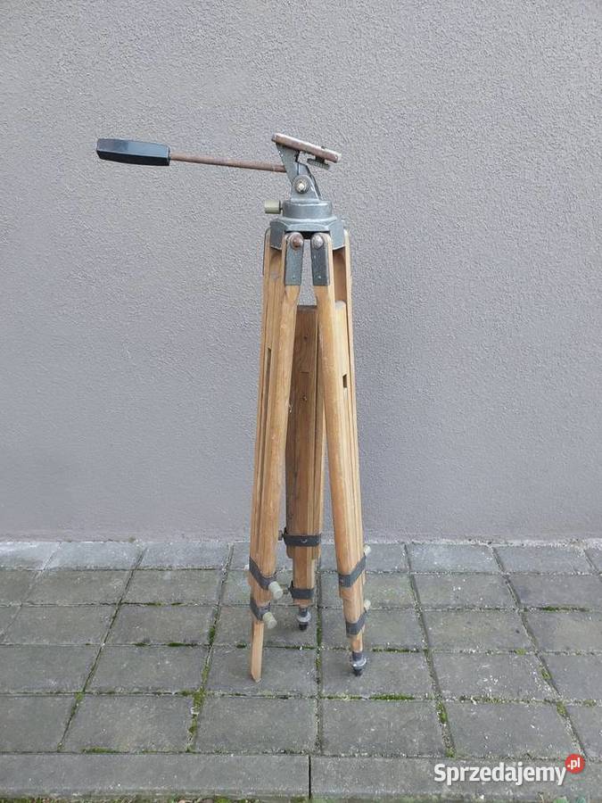 Stary drewniany trójnóg statyw fotograficzny Pozostałe Tczew sprzedam