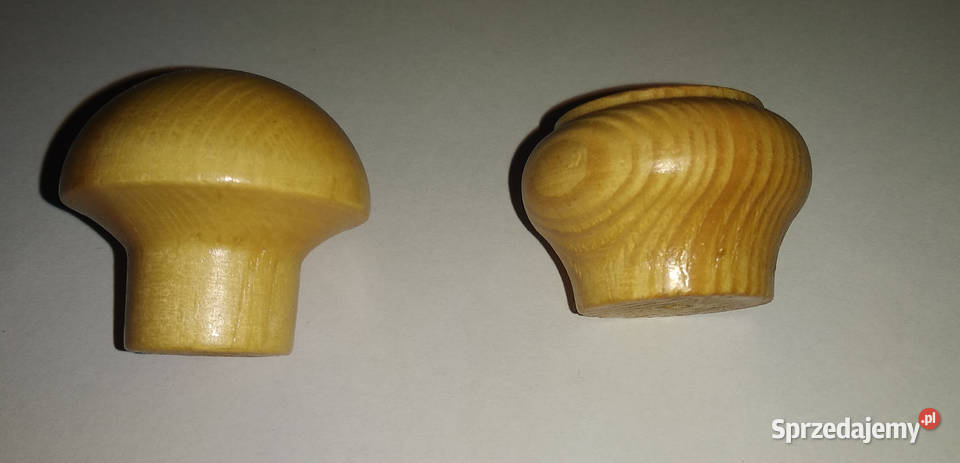 Drewniane gałki uchwyty do mebli inny kolor Czechowice-Dziedzice