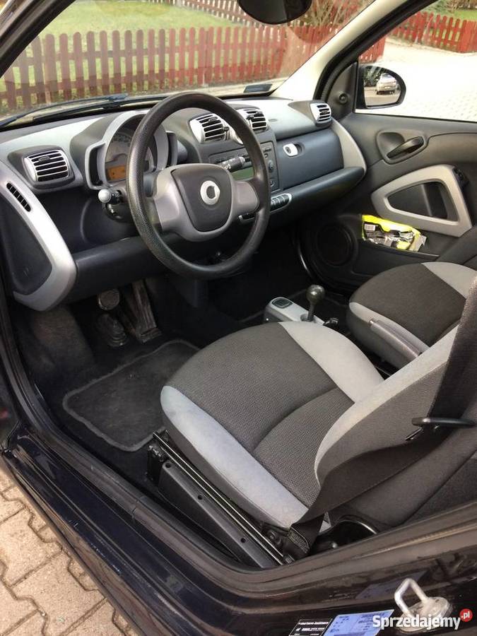 Smart Fortwo II 2007r sprzedam welurowa tapicerka sprzedam