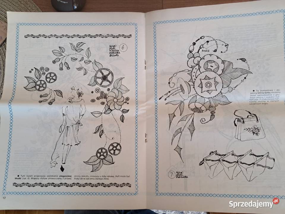 czasopismo z 1986r hafty białe i innne stan Sandomierz sprzedam