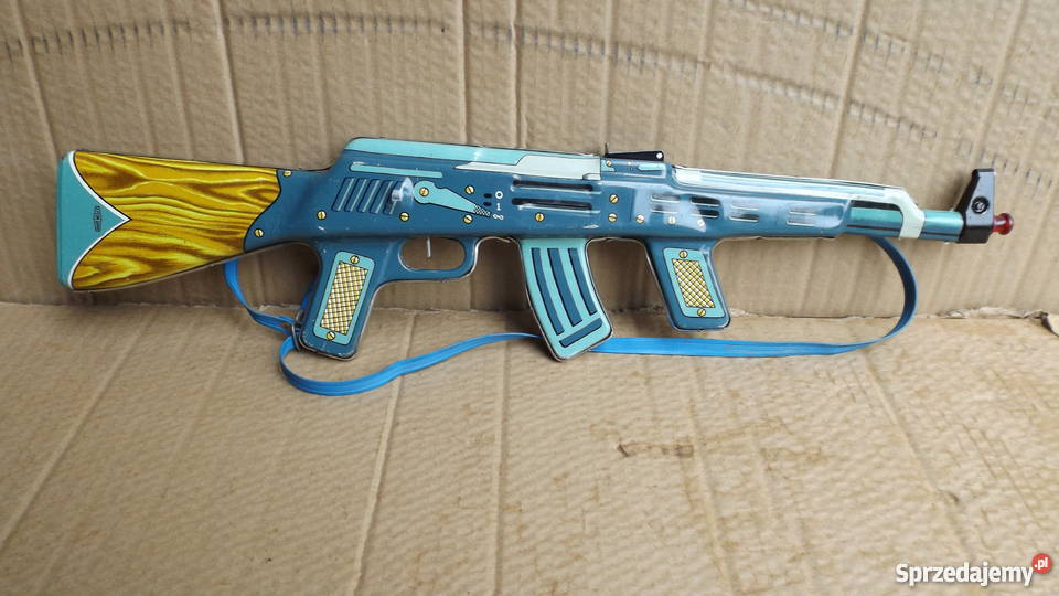 KARABIN KAŁASZNIKOW ZABAWKA PRL Unikat Grodziczno