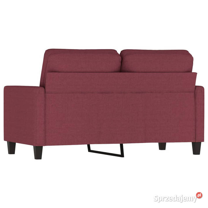 Sofa 2osobowa winna czerwień 120 tapicerowana mazowieckie Warszawa