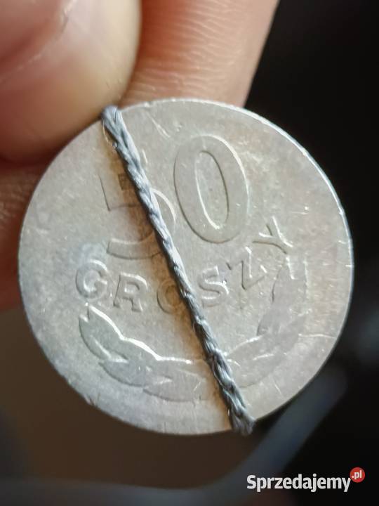 Sprzedam 50 groszy 1957 skretka lekka bvm Chełm
